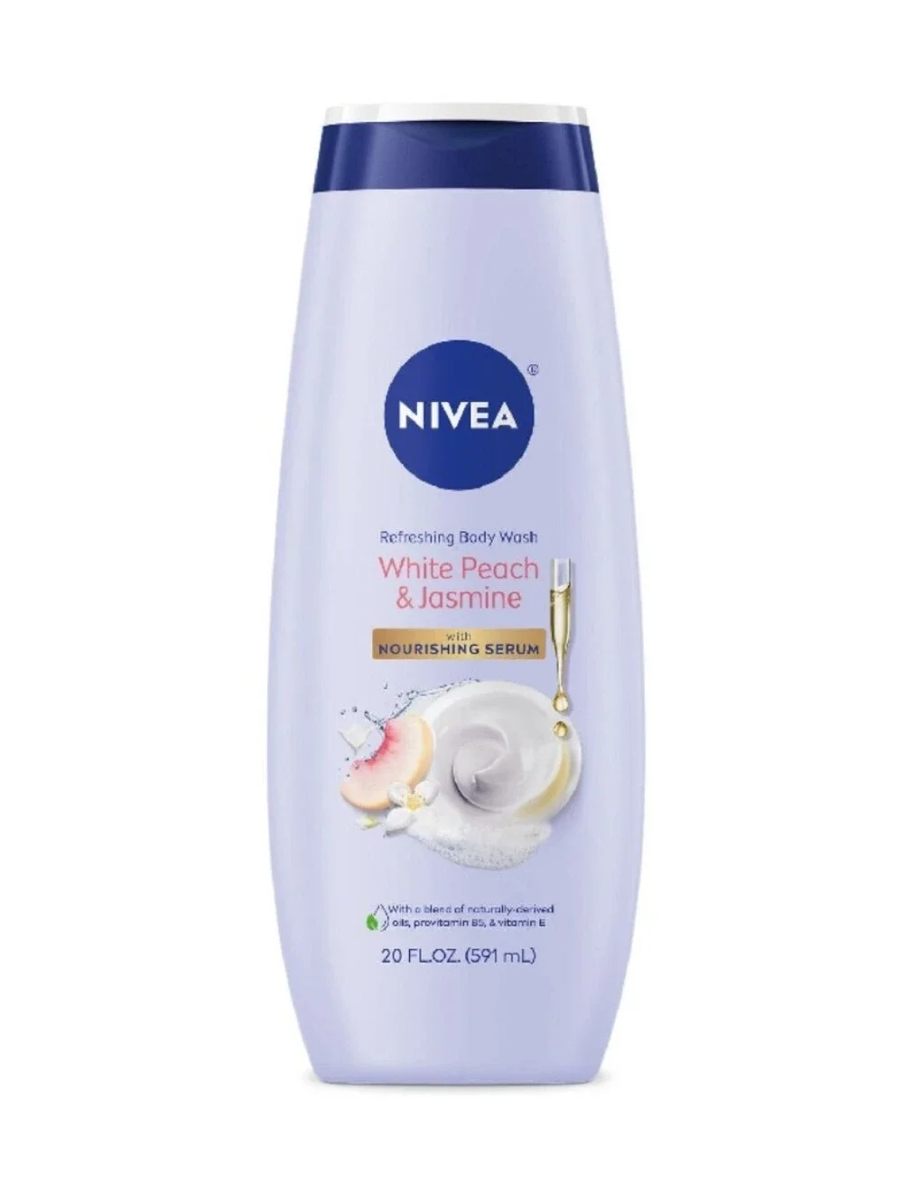 🔮3/$15 Nivea Refreshing Body Wash with Nourishing Serum White Peach & Jasmine